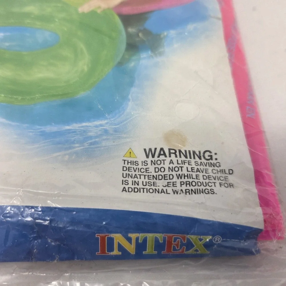 NEW 2006 Intex The Wet Set Tire Tube 59251TT‎ Neon Pink NOS New 36 in. SEALED